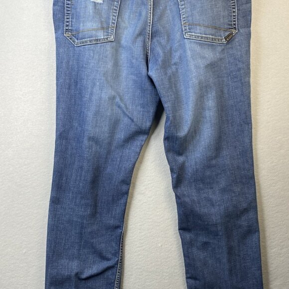 511 Tactical Skinny Jeans Men 38x32 Distressed Blue Stretch Denim Pants Workwear - Picture 11 of 16